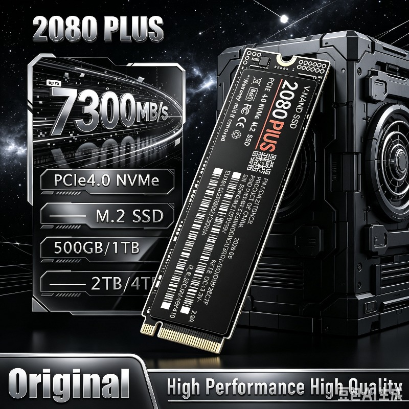 M.2 Nvme 4Tb Pcie 4.0 Ssd - محرك أقراص SSD جديد 2080 PLUS